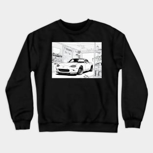 Miata / Mazda outline Crewneck Sweatshirt